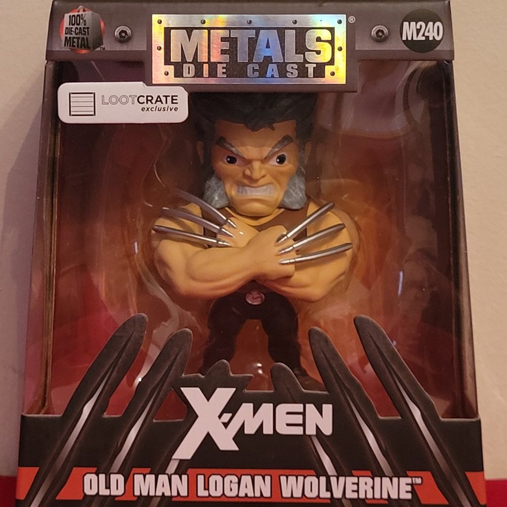 2017 JADA, OLD MAN LOGAN / WOLVERINE ACTION STATUE, MINT IN THE PACKAGE!!!